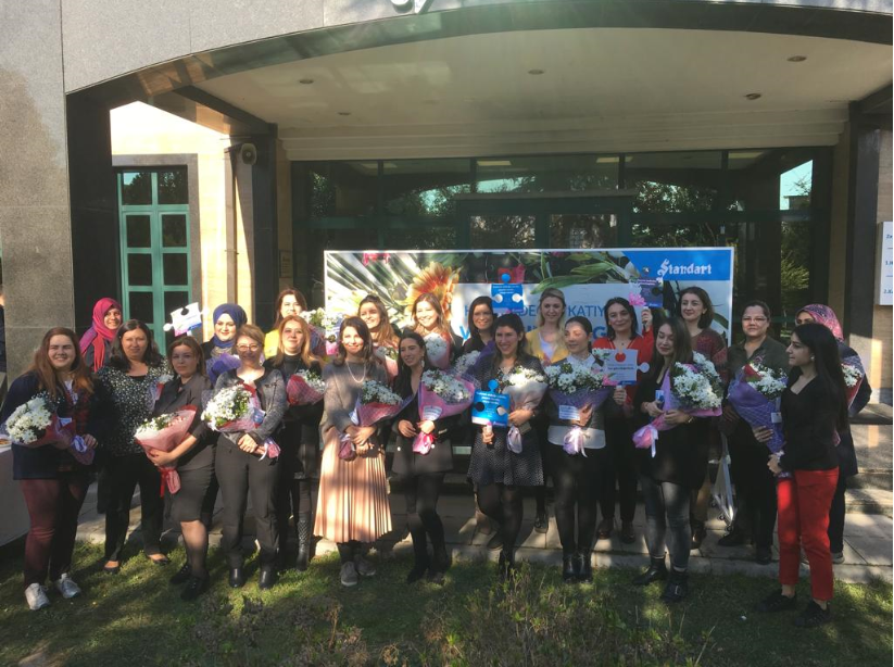 We held the World Women’s Day event with our employees.