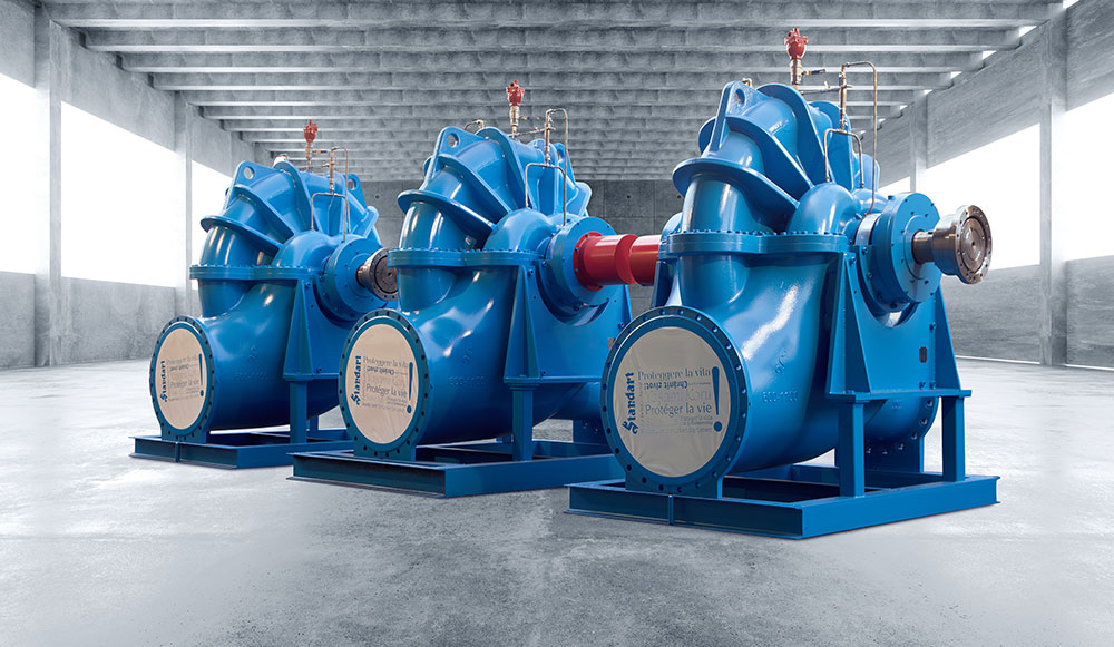 The largest double suction pumps produced in Turkey were chosen for Melen Project, Turkey's largest water supply project!