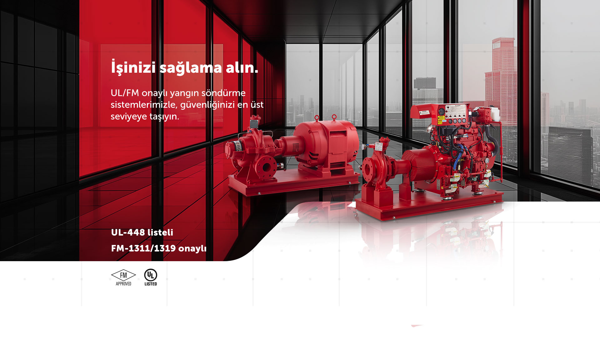 Yangına karşı güvenilir koruma!