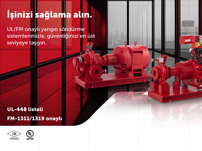 Yangına karşı güvenilir koruma!