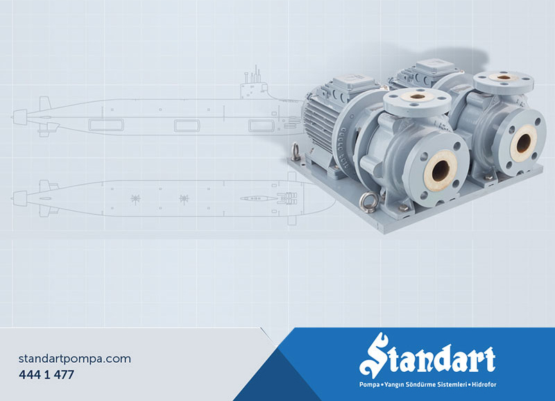 Uluslararası denizcilik projelerinin tercihi Standart Pompa